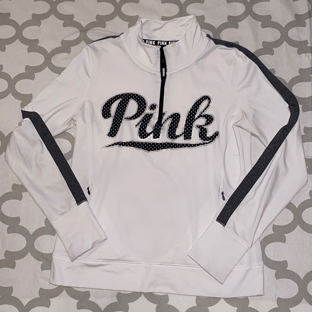 VICTORIA’S SECRET PINK QUARTER ZIP SWEATSHIRT
